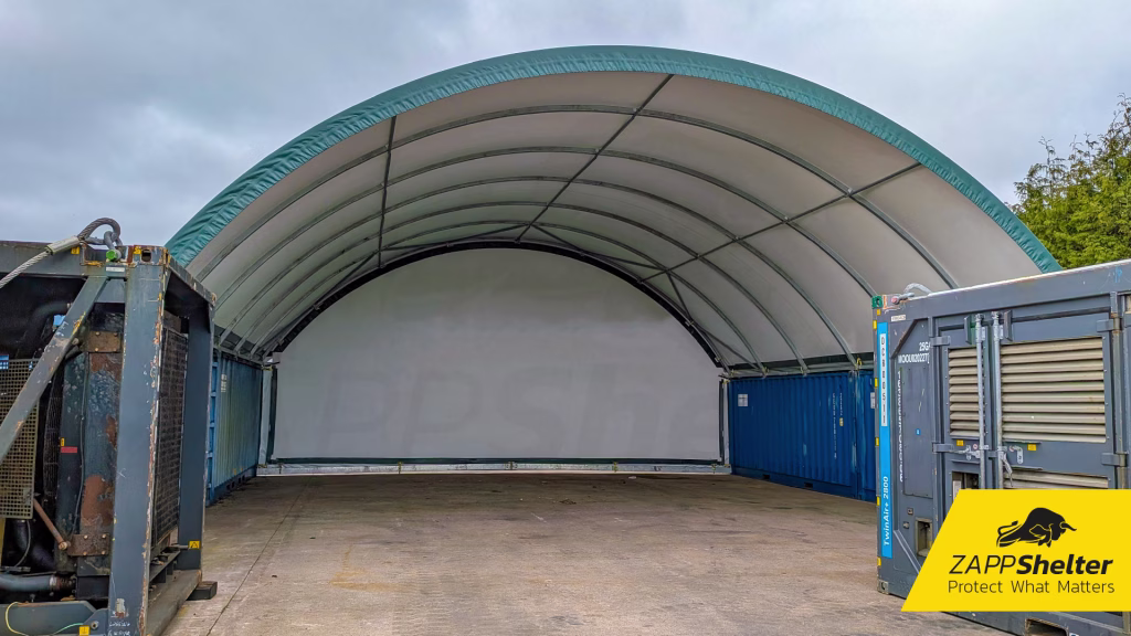 Atlas Copco Zappshelter Workshop Dundee
